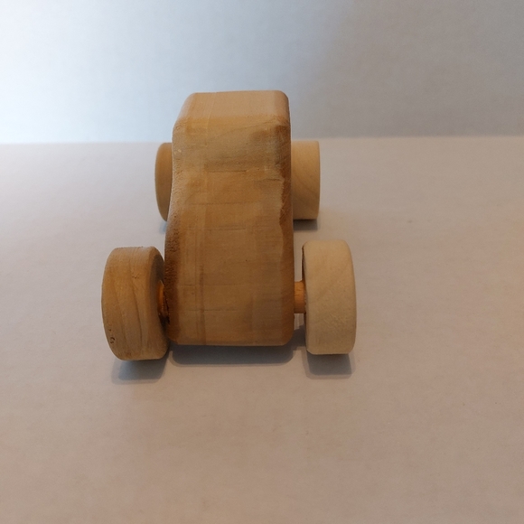 🔴Buy 2 - Get 1 -- Set of 3 Handmade Wooden Cars, Unfinished - Picture 3 of 16